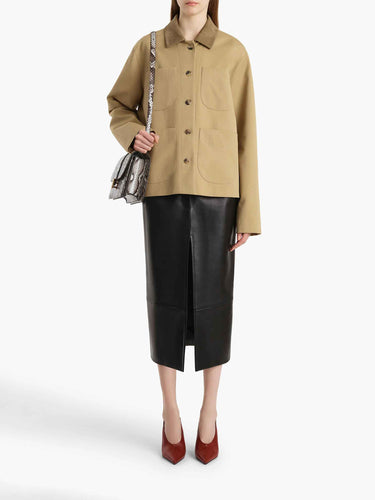 Khaite Mujer Barcelona Chaqueta Corta Wyatt color Camel sku 741-002336 01 - Foto 2