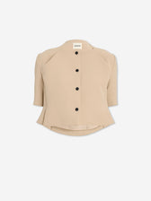 Khaite Mujer Barcelona Blazer Franc color Beige sku 741-002337 01 - Foto 1
