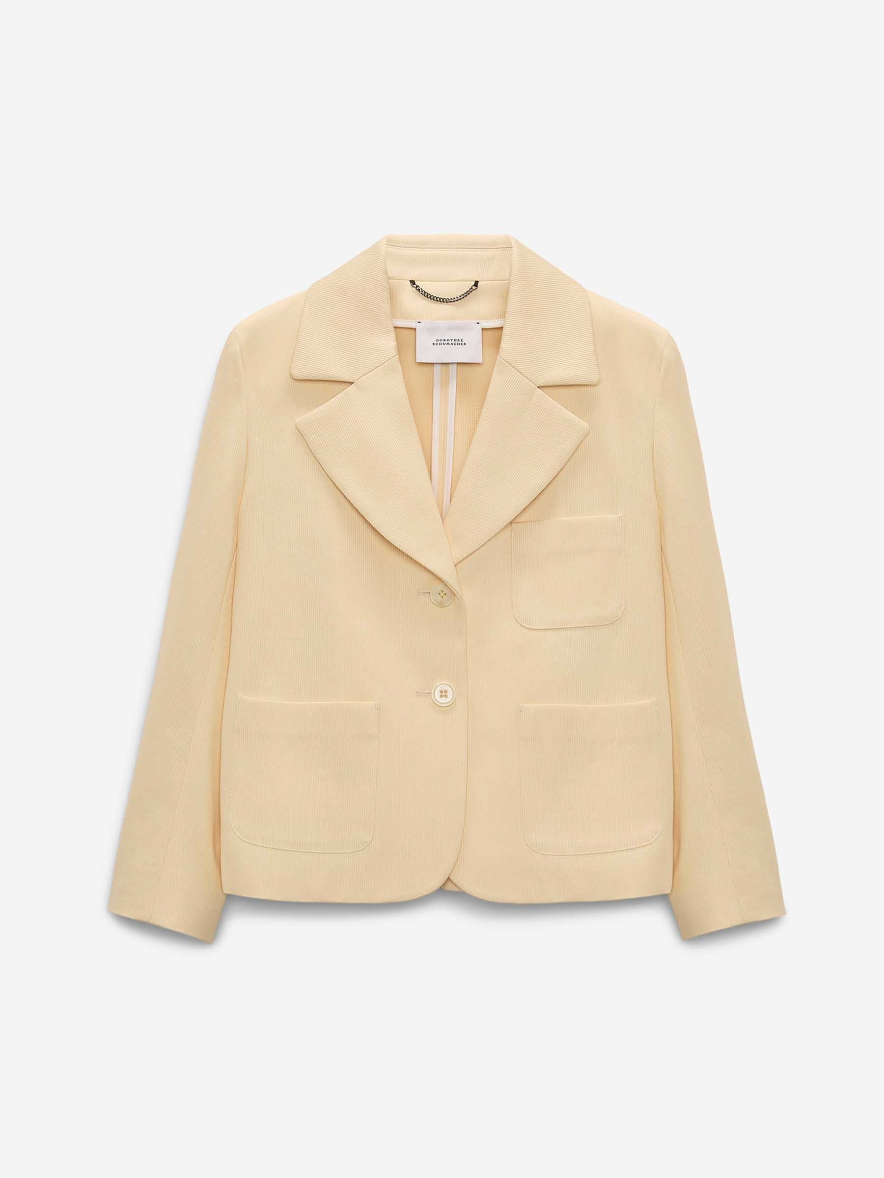 Dorothee Schumacher Mujer Barcelona Blazer Cropped color Amarillo Claro sku 741-002340 01 - Foto 1