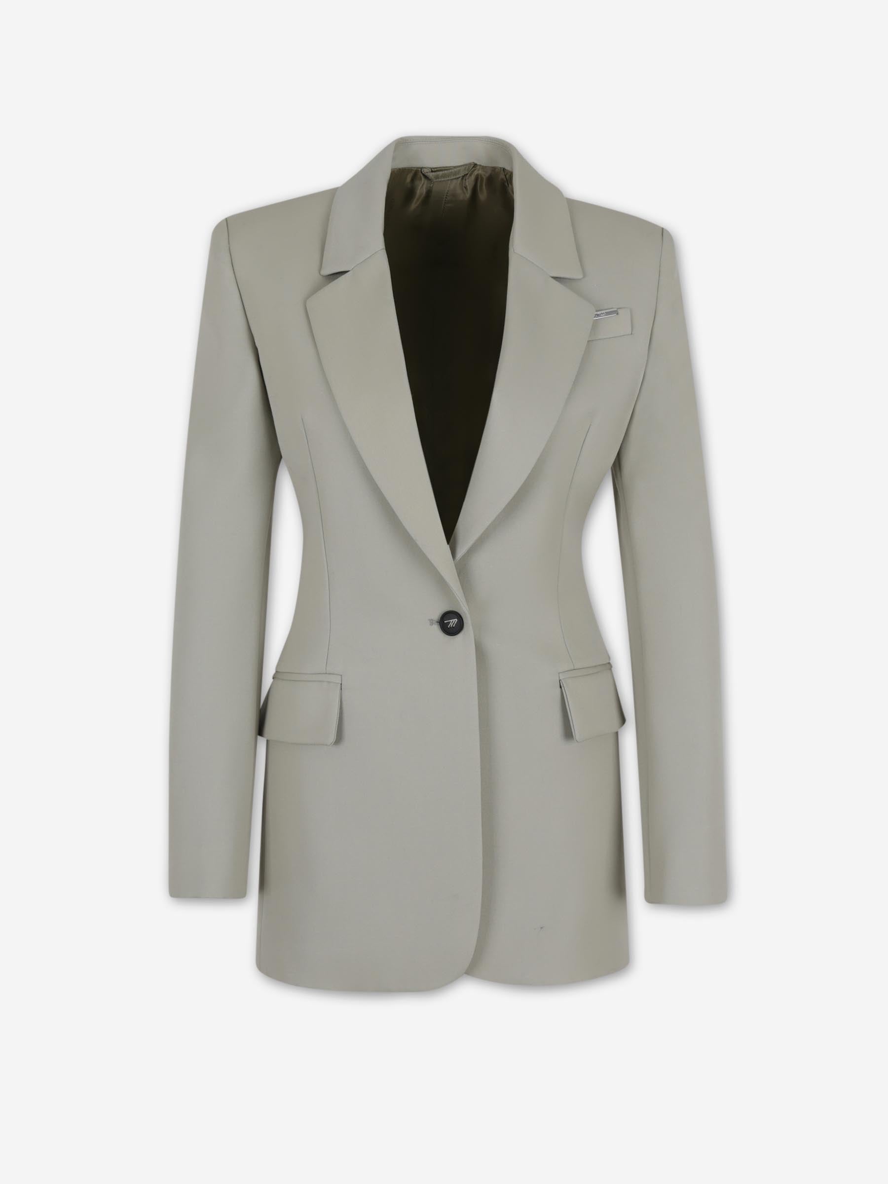 The Attico Mujer Barcelona Blazer Recta Lana color Beige sku 741-002343 01 - Foto 1