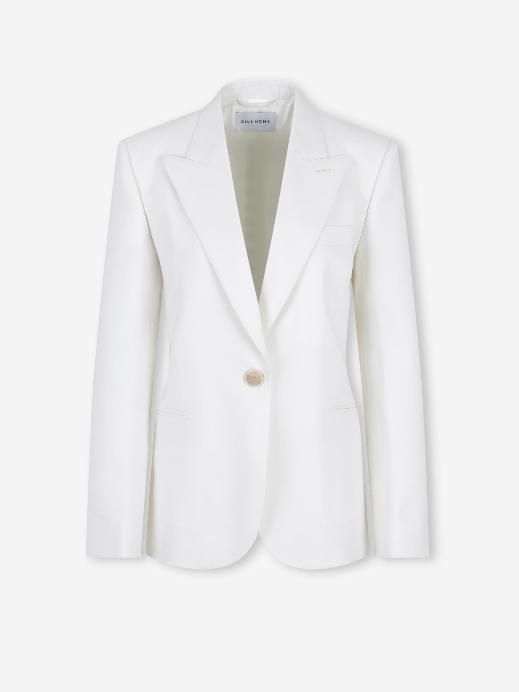 Givenchy Mujer Barcelona Blazer Recta color Marfil sku 741-002346 01 - Foto 1