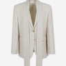 Acne Studios Mujer Barcelona Blazer Recta Lana color Crema sku 741-002347 01 - Foto 1