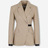 Max Mara Mujer Barcelona Blazer Cruzada de Lino color Camel sku 741-002348 01 - Foto 1