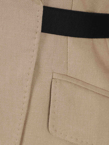 Max Mara Mujer Barcelona Blazer Cruzada de Lino color Camel sku 741-002348 01 - Foto 3