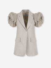 Max Mara Mujer Barcelona Blazer con Volantes color Beige sku 741-002349 01 - Foto 1