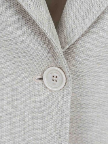Max Mara Mujer Barcelona Blazer con Volantes color Beige sku 741-002349 01 - Foto 3