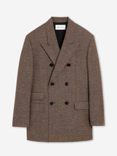 Ami Paris Mujer Barcelona Blazer Estampada Cruzada color Marrón sku 741-002355 01 - Foto 1
