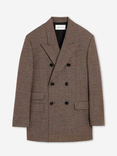 Ami Paris Mujer Barcelona Blazer Estampada Cruzada color Marrón sku 741-002355 01 - Foto 1