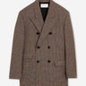 Ami Paris Mujer Barcelona Blazer Estampada Cruzada color Marrón sku 741-002355 01 - Foto 1