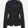 McQueen Mujer Barcelona Blazer Hombros Descubiertos color Negro sku 741-002356 01 - Foto 1