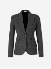 McQueen Mujer Barcelona Blazer Recta Lana color Gris Oscuro sku 741-002357 01 - Foto 1