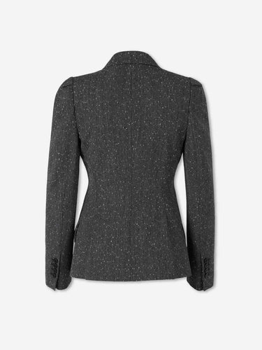 McQueen Mujer Barcelona Blazer Recta Lana color Gris Oscuro sku 741-002357 01 - Foto 2