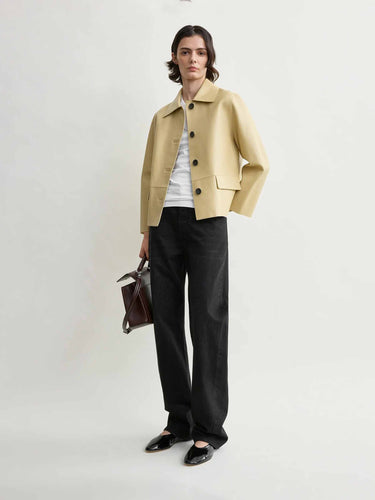 TOTEME Mujer Barcelona Chaqueta Casual Piel color Beige sku 741-002366 01 - Foto 2