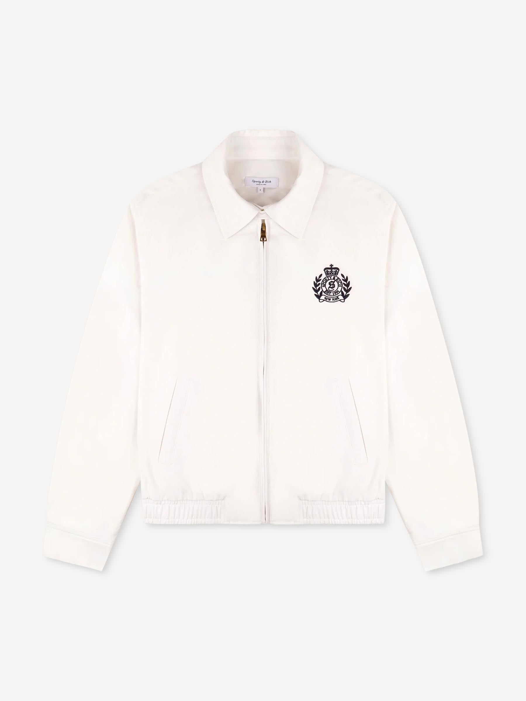 Sporty & Rich Mujer Barcelona Chaqueta NY Crest Prep color Crema sku 741-002368 01 - Foto 1