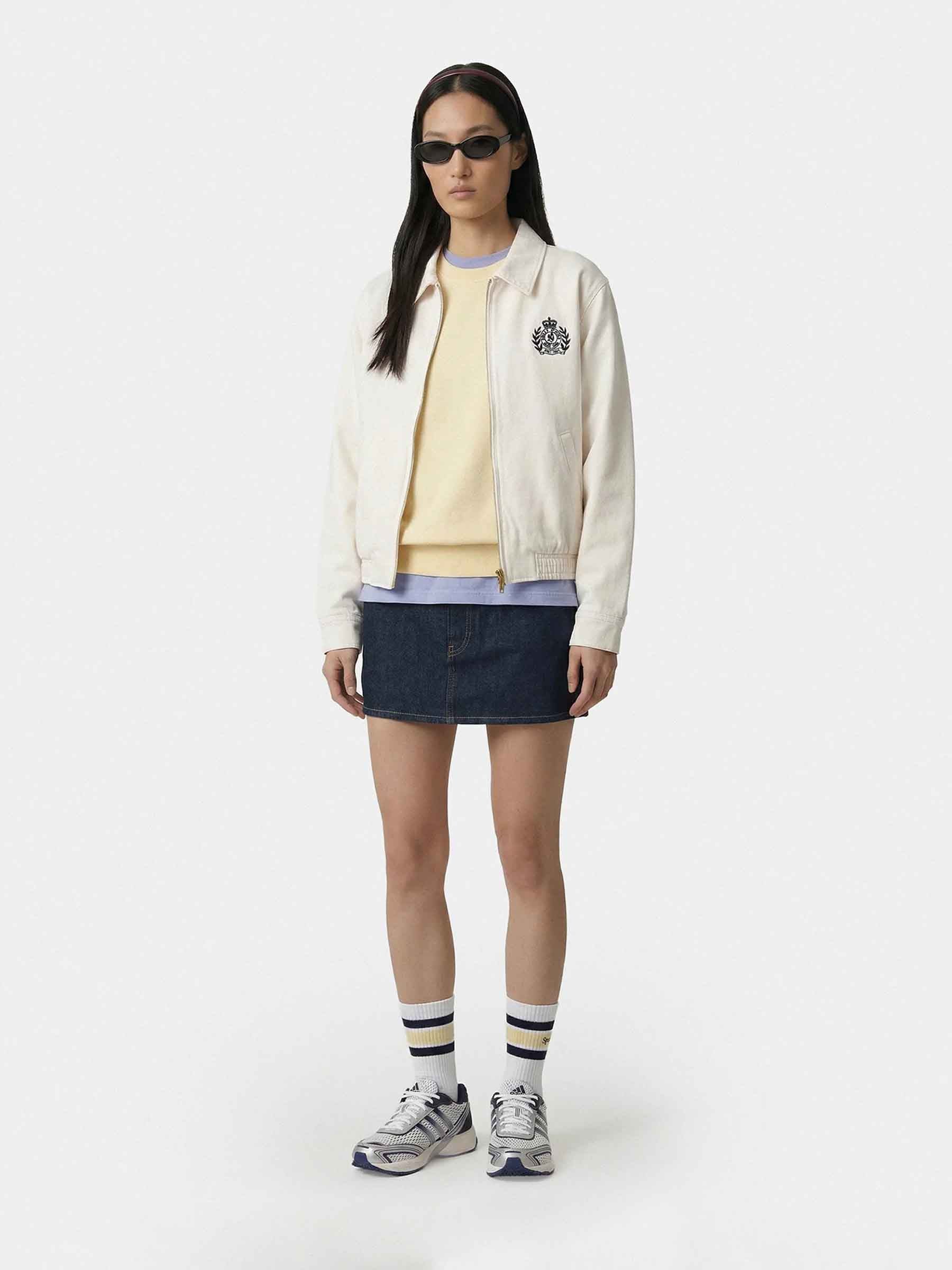 Sporty & Rich Mujer Barcelona Chaqueta NY Crest Prep color Crema sku 741-002368 01 - Foto 2