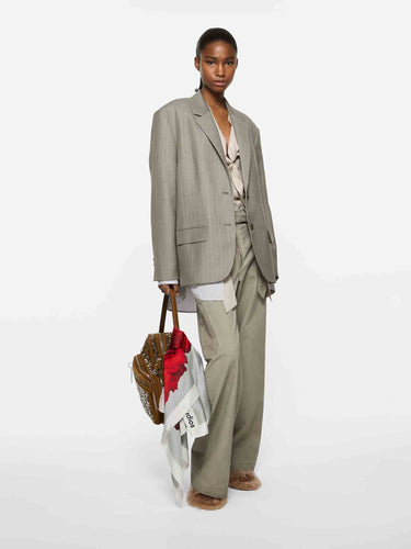Acne Studios Mujer Barcelona Blazer Superpuesta color Gris sku 741-002370 01 - Foto 2