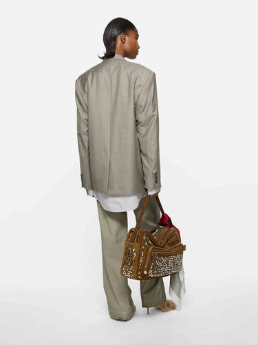Acne Studios Mujer Barcelona Blazer Superpuesta color Gris sku 741-002370 01 - Foto 4