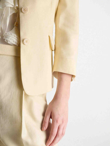 Dorothee Schumacher Mujer Barcelona Blazer Entallada color Crema sku 741-002373 01 - Foto 4