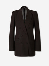 Tom Ford Mujer Barcelona Blazer Cruzada Lana color Marrón Oscuro sku 741-002378 01 - Foto 1