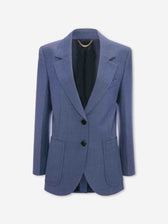 Victoria Beckham Mujer Barcelona Blazer Katherine color Azul sku 741-002381 01 - Foto 1