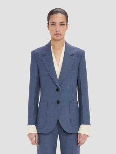 Victoria Beckham Mujer Barcelona Blazer Katherine color Azul sku 741-002381 01 - Foto 3