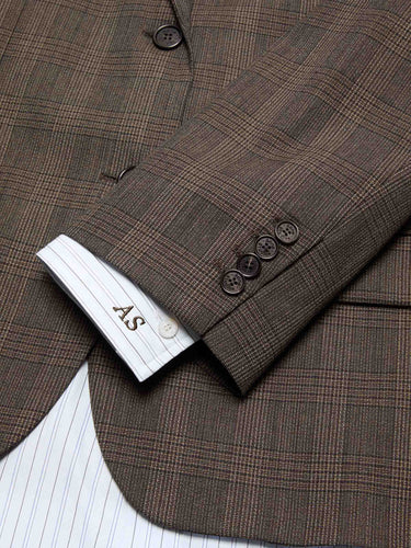 Acne Studios Mujer Barcelona Blazer Capas Cuadros color Marrón sku 741-002388 01 - Foto 5