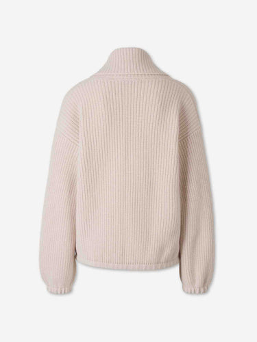 Ely Ely Mujer Barcelona Cárdigan Cremallera Cashmere color Marfil sku 741-002395 01 - Foto 2