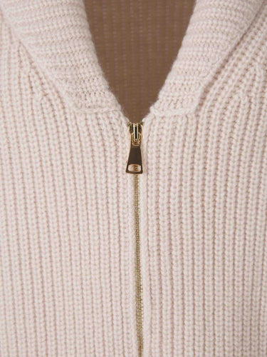 Ely Ely Mujer Barcelona Cárdigan Cremallera Cashmere color Marfil sku 741-002395 01 - Foto 3