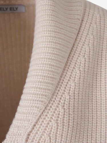 Ely Ely Mujer Barcelona Cárdigan Cremallera Cashmere color Marfil sku 741-002395 01 - Foto 4