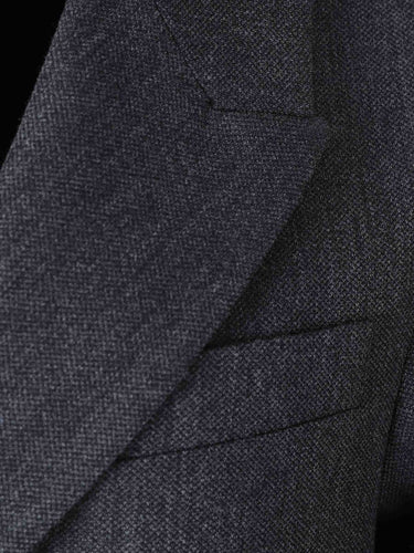 Balenciaga Mujer Barcelona Blazer Lana Estola color Gris Antracita sku 741-002396 01 - Foto 3