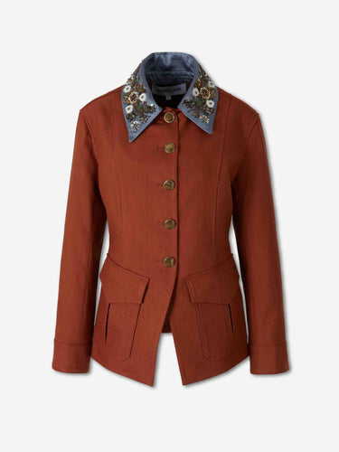 Veronica Beard Mujer Barcelona Chaqueta Casual Laramie color Naranja Oscuro sku 741-002399 01 - Foto 1