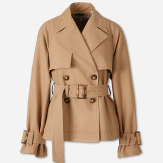 Veronica Beard Mujer Barcelona Gabardina Corta Lazaro color Camel sku 741-002400 01 - Foto 1