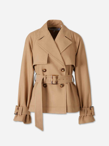 Veronica Beard Mujer Barcelona Gabardina Corta Lazaro color Camel sku 741-002400 01 - Foto 1