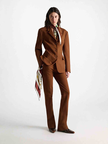 Dorothee Schumacher Mujer Barcelona Blazer Emotional Essence color Naranja Oscuro sku 741-002401 01 - Foto 2