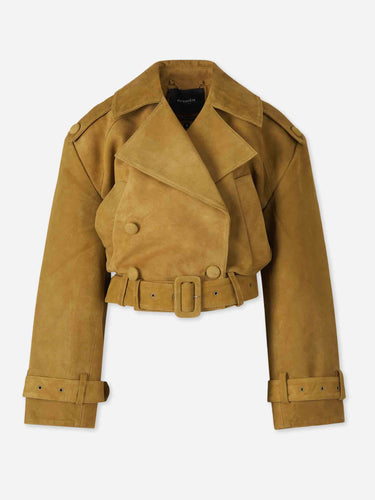 Retrofête Mujer Barcelona Chaqueta Cuzada Ante color Camel sku 741-002406 01 - Foto 1