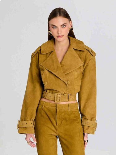 Retrofête Mujer Barcelona Chaqueta Cuzada Ante color Camel sku 741-002406 01 - Foto 2