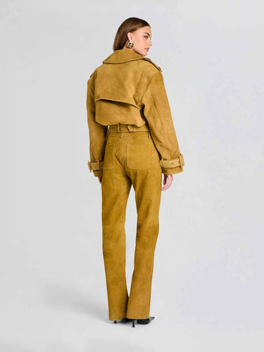 Retrofête Mujer Barcelona Chaqueta Cuzada Ante color Camel sku 741-002406 01 - Foto 4