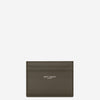 Saint Laurent Hombre Barcelona Tarjetero Piel Logo color Verde Militar sku 691-001361 01 - Foto 1