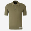 Balmain Polo Punto Lana color Verde Militar sku 552-001504 00 - Foto 1