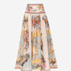 Zimmermann Mujer Barcelona Falda Midi Tallow color Floral sku 750-001565 01 - Foto 1