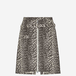 Ganni Mujer Barcelona Falda Midi Tweed color Leopardo sku 750-001617 01 - Foto 1