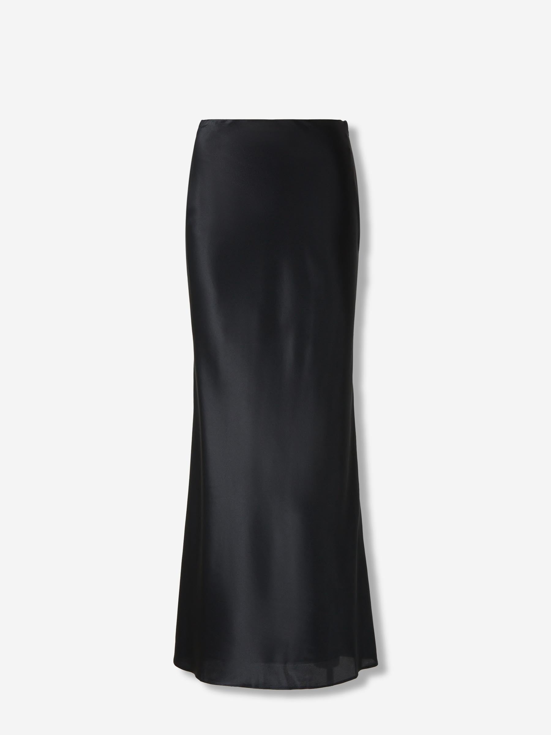 Cult Gaia Mujer Barcelona Falda Maxi Satén color Negro sku 750-001649 01 - Foto 1