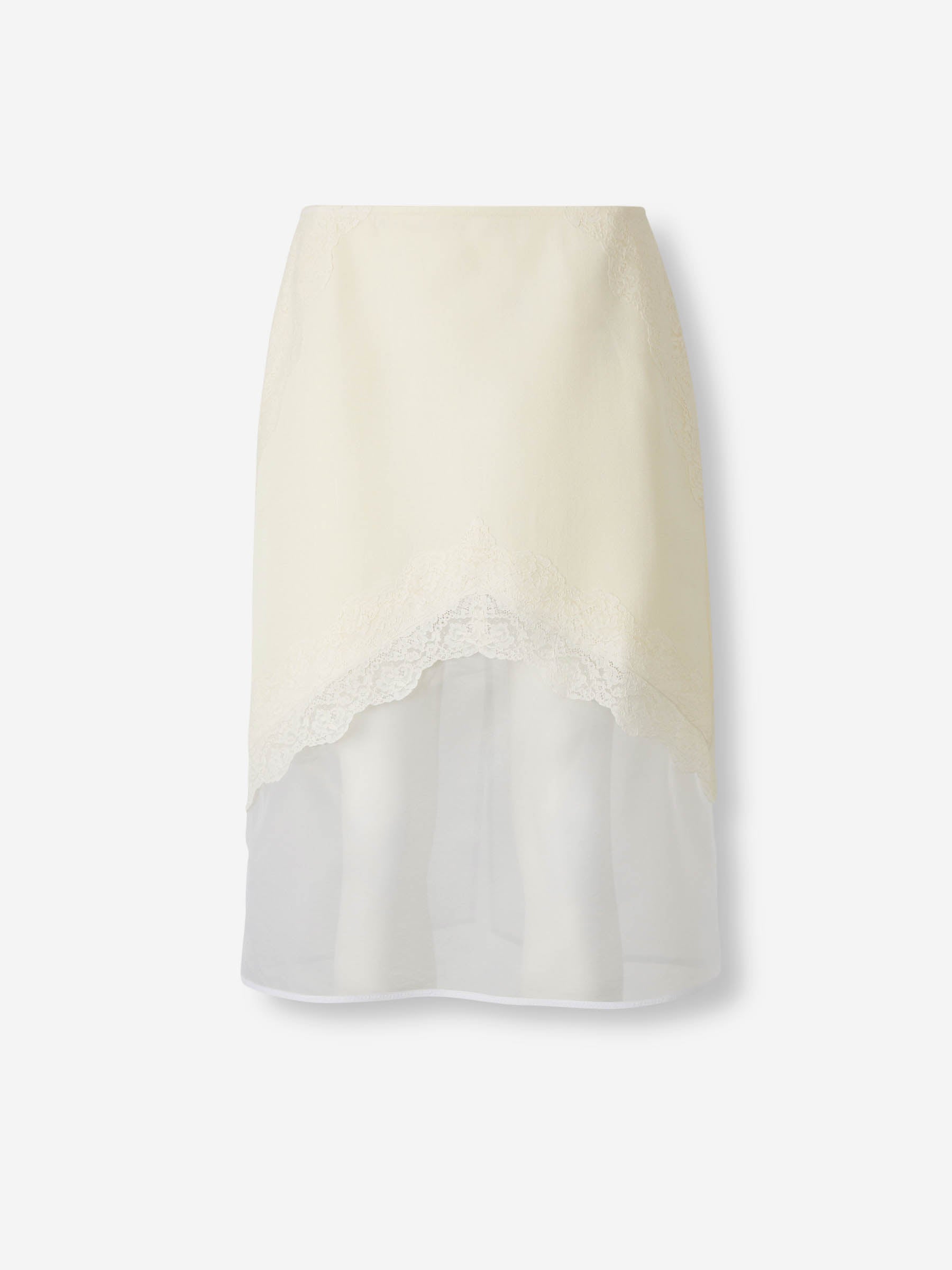 Jil Sander Mujer Barcelona Falda Midi Lana color Crema sku 750-001660 01 - Foto 1