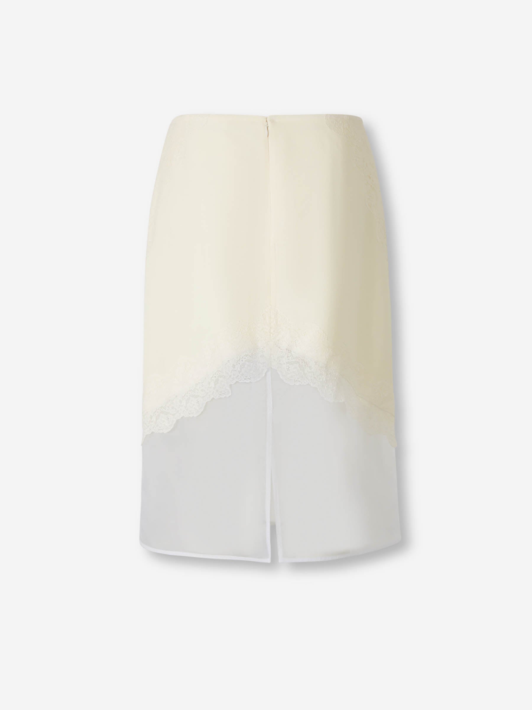 Jil Sander Mujer Barcelona Falda Midi Lana color Crema sku 750-001660 01 - Foto 2