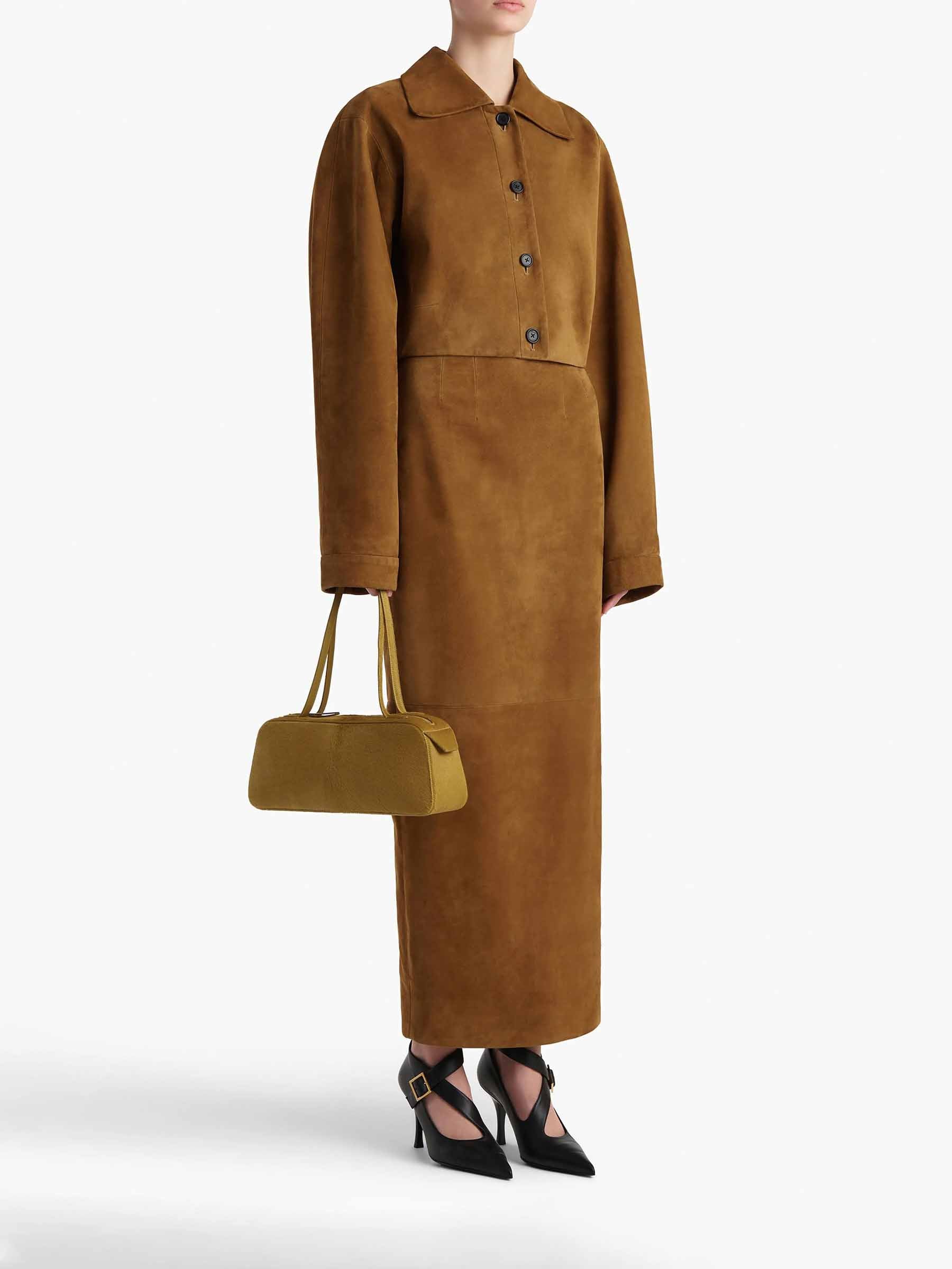 Khaite Mujer Barcelona Falda Maxi Loxley color Camel sku 750-001662 01 - Foto 2