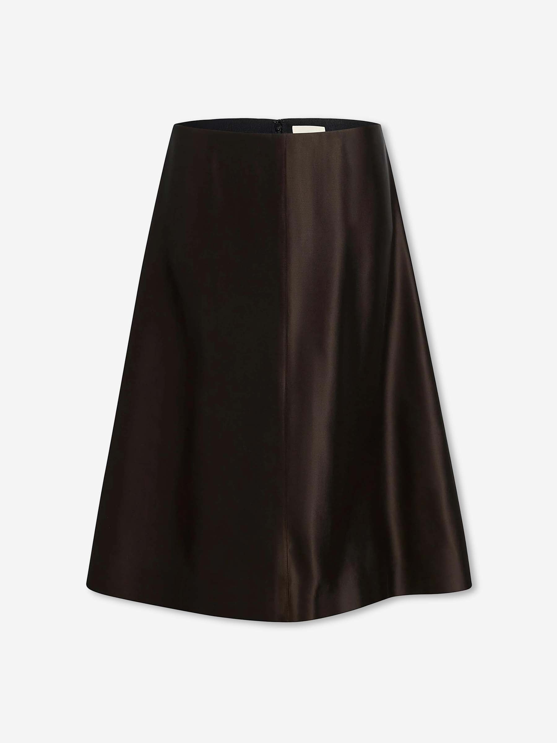 Khaite Mujer Barcelona Falda Midi Nadia color Marrón Oscuro sku 750-001663 01 - Foto 1