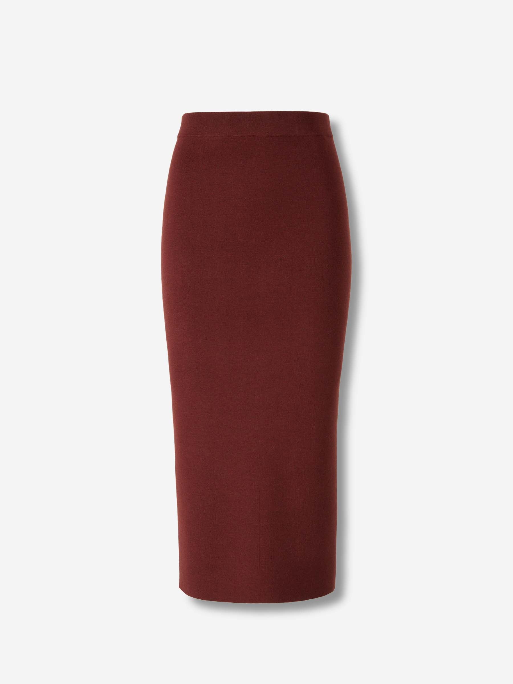 Dorothee Schumacher Mujer Barcelona Falda Punto Essential Ease color Burdeos sku 750-001665 01 - Foto 1