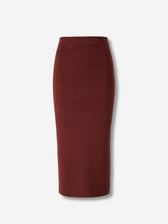 Dorothee Schumacher Mujer Barcelona Falda Punto Essential Ease color Burdeos sku 750-001665 01 - Foto 1
