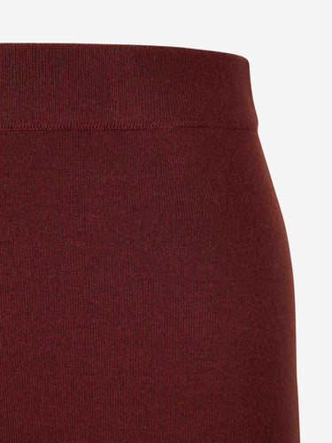 Dorothee Schumacher Mujer Barcelona Falda Punto Essential Ease color Burdeos sku 750-001665 01 - Foto 3