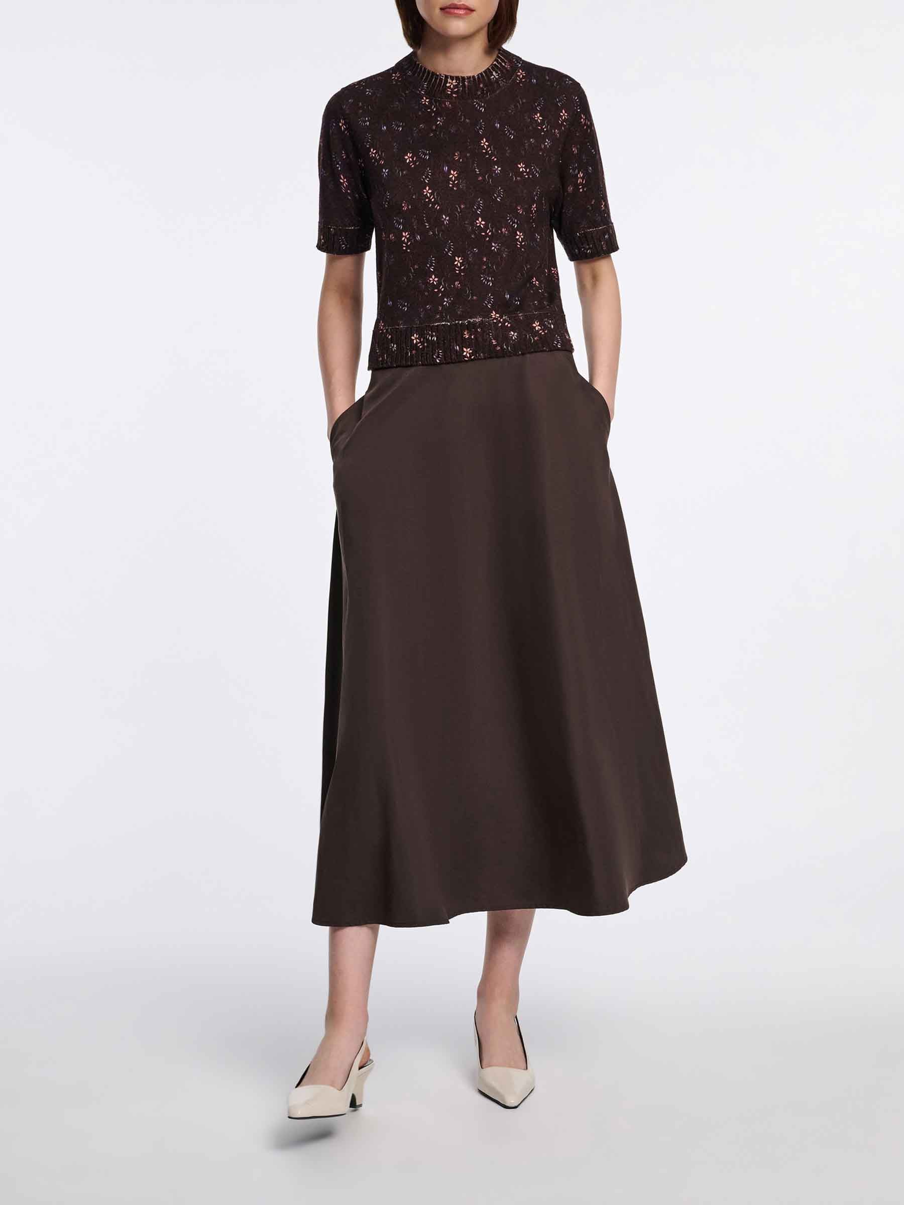Dorothee Schumacher Mujer Barcelona Falda Midi Evasé color Negro sku 750-001666 01 - Foto 2